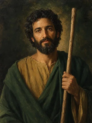 Interpretación artística de Judas Tadeo, creada con IA
